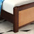 木巴家具 北欧橄榄木主卧双人婚床床实木床1.8米双人床现代简约成人床(C392单床)第4张高清大图