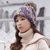 帽子女冬天韩版潮针织帽可爱毛球毛线帽护耳保暖套头帽677888(蓝色 弹力均码)第4张高清大图