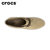 Crocs女鞋 卡骆驰时尚皮质纯色秋季蕾丽系带坡跟厚底靴|203419(棕褐色 36)第4张高清大图