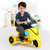 儿童电动摩托车三轮车1-3-6岁宝宝充电小孩玩具礼物可坐人(牧羊款黄色)第4张高清大图