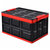 朗伯爵多功能折叠收纳箱储物箱汽车后备箱收纳箱置物箱(黑红色（50L）)第4张高清大图