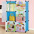 索尔诺卡通书柜儿童书架自由组合收纳柜简易储物置物架柜子(单排3格粉色)第4张高清大图