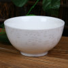 陶瓷结晶釉碗 冰花瓷 米饭碗 陶瓷碗 结婚礼品(白结晶)