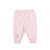 小米米minimoto婴儿衣服 棉质婴幼童裤子 透气新生男女宝宝长裤子(粉红 80cm（9-18月）)第5张高清大图