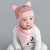 公主妈妈秋冬季新生儿帽子胎帽婴儿帽子纯棉套头0-3-6-12个月男童女宝宝帽子春秋(卡其)第2张高清大图