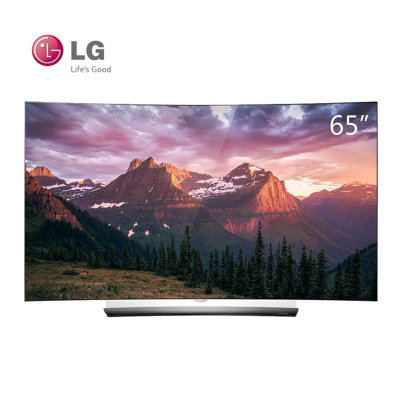 LG OLED65C6P-C 65英寸4K超高清 不闪式3D曲面 智能网络曲面OLED电视机