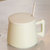 豪峰陶瓷马克杯杯子咖啡杯牛奶杯水杯带盖勺广告杯可加印logo(浅绿工字杯配盖勺)第4张高清大图