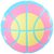 李宁彩虹5号儿童篮球655-1（赠打气筒三件套） 色彩鲜艳，橡胶材质室内外通用，7号5号亲子篮球第3张高清大图