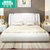 沙皮宝(SHAPBAO) 床1.8米双人床1.5米实木现代简约床主卧婚床卧室家具(床+9分区乳胶床垫 1500*1900)第5张高清大图