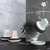 日本AKAW爱家屋浴室瓷砖浴缸带手柄海绵擦厨房多功能清洁刷灶台刷(粉色)第2张高清大图
