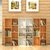 凡羽家居自由组合书柜格子柜 简约现代收纳储物柜简易木质书架(胡桃色)第2张高清大图