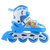ENPEX乐士溜冰鞋MS170八轮全闪光轮滑鞋卡通旱冰鞋 PU轮可调尺码 送护具(蓝色M)第4张高清大图