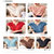 【新款】女士100%纯棉开叉V领带扣短袖(浅米色 XL)第8张高清大图