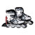 狂神成人儿童全软面可调节轮滑鞋旱冰鞋送鞋包KS0733(黑色 39-42)第5张高清大图