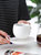咖啡杯欧式小奢华带勺组合咖啡具陶瓷简约下午茶具茶杯带杯架套装(天堂鸟杯碟（杯约150ml） 默认版本)第5张高清大图