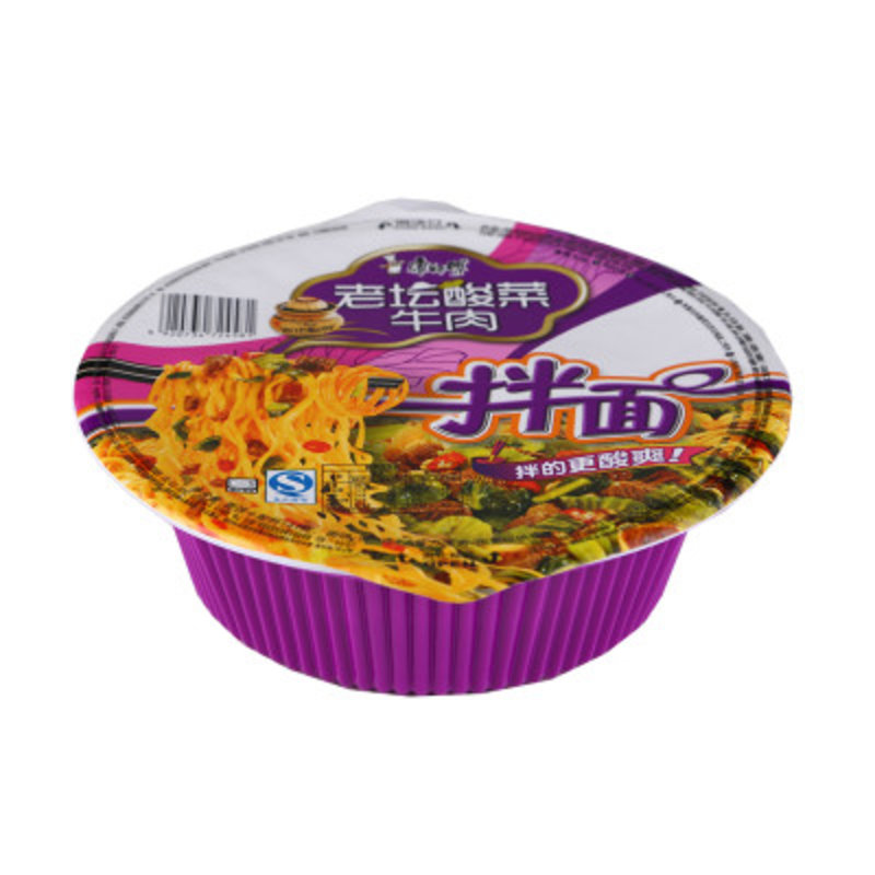康师傅酸菜牛肉面干拌面121g/盒