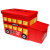 空间优品 小孩卡通玩具可坐可折叠储物凳 创意折叠收纳盒 伦敦巴士第2张高清大图