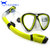 OCEANPRO欧铂亚特兰蒂斯全干式呼吸管潜水镜 浮潜三宝 专业潜水套装 两件套(黄色两件套 标配+防雾喷剂+网兜)第2张高清大图