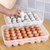 鸡蛋盒冰箱保鲜收纳盒厨房家用塑料户外防震装蛋格放鸡蛋的收纳盒(一个装)第4张高清大图