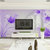 大视野 现代简约3D立体梦幻紫色百合壁画 大型客厅电视背景墙壁纸 定制会议室墙纸整张无缝卧室墙纸14949294(价格按平方米算（高X宽）)第2张高清大图