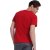 莱斯玛特LESMART 男装 老虎印花图案短袖T恤 TX13069(大红色 XL)第3张高清大图