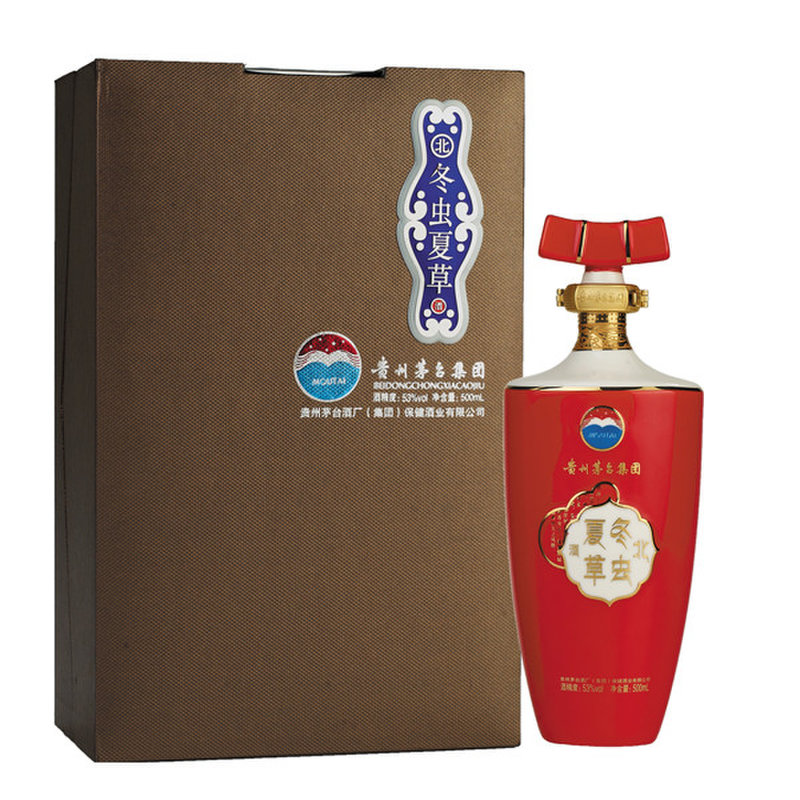 茅台北冬虫夏草酒金钻款 53度 500ml