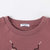 巴拉巴拉童装女童长袖T恤儿童秋装中大童印花打底衫体恤(175cm 酒红)第4张高清大图