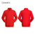 CaldiceKris（中国CK）CK-WYJQ202213 中国CK立领开衫卫衣男女同款(红色 XXL)第2张高清大图