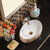 多美吉卫浴卫生间欧式陶瓷椭圆形大理石纹台上洗手脸盆(小单盆 不含配件)第4张高清大图
