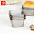 帝若威烘焙模具 正方形面包模碳钢烤盘 迷你蛋糕汉堡模具 烤箱烘焙工具6个装(6个)第3张高清大图