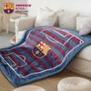 巴塞罗那俱乐部商品丨羊羔绒居家毛毯小被子沙发毯队徽珊瑚绒毯子(队徽款)