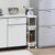 爱丽思IRIS 多层环保树脂厨房收纳手推车置物架MKW(MKW-3S白色)第5张高清大图