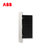 ABB开关插座面板轩致白色二三极五孔AF205插座面板套餐合集(五孔（带USB充电）)第4张高清大图