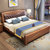 美姿蓝实木床双人床1.8米软包靠主卧中式现代高箱储物1.5米婚床(1.5*2.0m 实木床)第2张高清大图