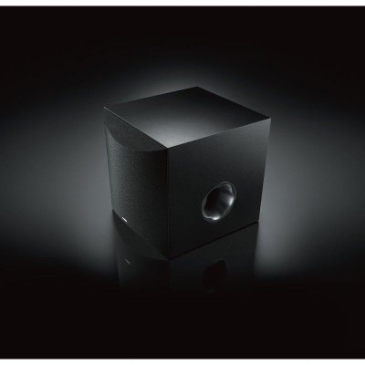 雅马哈(YAMAHA) NS-SW100 有源低音炮音箱 家用音响设备 2.1声道AV音箱 导向式PVC音箱(黑色)(黑色)