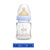 NUK宽口径耐高温玻璃彩色奶瓶配防胀气奶嘴(蓝色 1号乳胶120ml)第3张高清大图