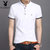 夏季男士短袖t恤 韩版修身半袖T恤男 青年男装上衣POLO衫 PB-8809 值得(PB-8809藏青 175)第3张高清大图