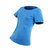 Laynos/ 雷诺斯 休闲时尚男女款夏季速干短袖T恤132A165A (女款天蓝 3XL/180)第2张高清大图