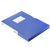 得力(deli) 5681 A4档案盒 资料收纳大塑料文件盒 背宽25mm 办公用品 蓝色 单只装第3张高清大图