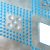 正瑞 简约菱形 pvc按摩浴室浴缸防滑垫 塑料透明垫 46*77cm(蓝色)第5张高清大图