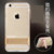 苹果6/6plus手机壳支架硅胶软套 iPhone6S保护套防摔全包手机套 苹果6splus保护壳男女款(香槟银 5.5寸适用)第3张高清大图