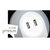 智能创意家居led光控小夜灯 双usb床头充电器 新奇特产品热卖夜灯 两口USB接口版本(白色（请修改） 五孔插座)第4张高清大图