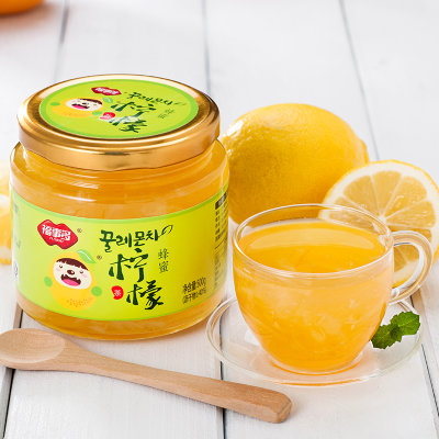 福事多 蜂蜜柠檬茶500g/瓶手工饮品果茶(柠檬 500g)