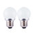 FSL佛山照明 LED灯泡E27螺口超亮LED球泡室内节能灯 暖黄灯泡 白光灯泡(白光（6500K） 3W（2支装）)第2张高清大图