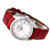 天梭(TISSOT)瑞士手表 库图系列简约个性防水石英女表T035.210.16.371.00(白盘红皮带)第5张高清大图