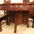 红木家具1.2米红木圆桌实木饭桌一桌六椅非洲酸枝木第4张高清大图
