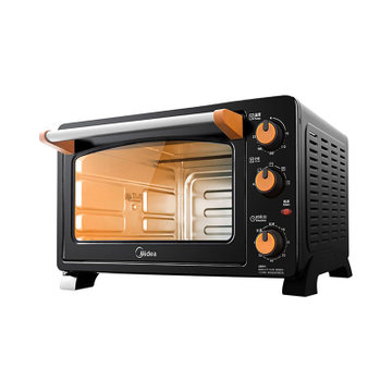 美的（Midea）MG25NF-AD电烤箱 多功能全自动家用烘焙面包蛋糕旋转烤叉25L大容量