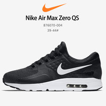 耐克男子休闲鞋 Nike Air Max Zero QS 百搭经典87复刻网面透气慢跑鞋 黑白 876070-004(图片色 43)