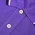 PRADA/普拉达 纯棉翻领POLO衫 短袖男士T恤(紫色 XL)第5张高清大图