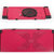【京好】床上电脑桌 现代简约环保笔记本电脑桌 铝合金折叠桌A121(玫瑰红 长48CM大风扇无鼠标板)第2张高清大图